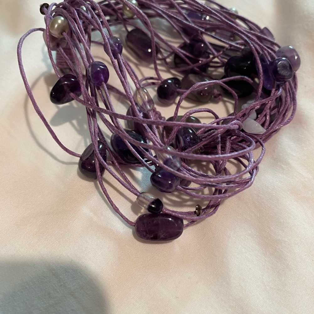 Purple amethyst Bracelet Artistic Jewelry - Picture 8 of 8